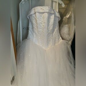 David Bridal Princess Wedding Dress - Brand New with Tags